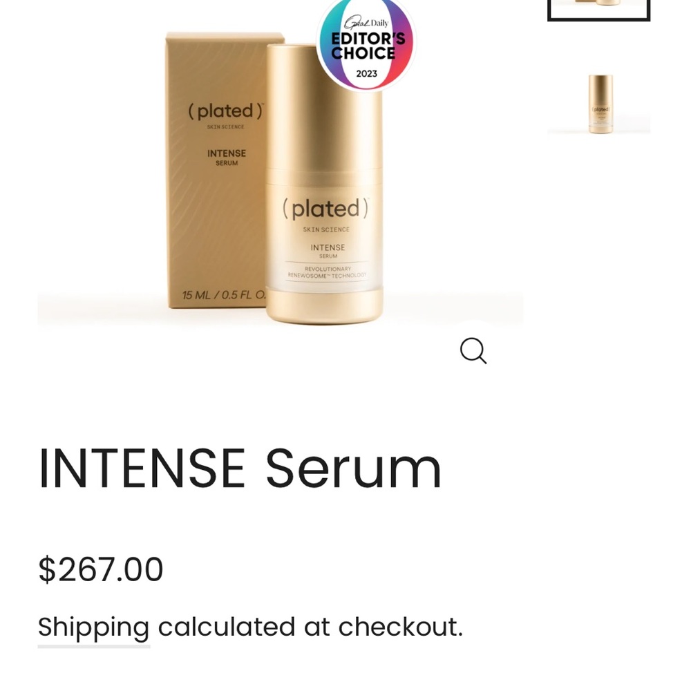 Skin Science plated